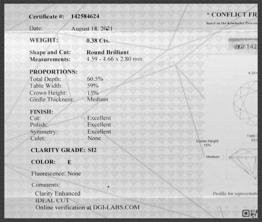Brillant Ohrstecker 585 Gold 0,76ct; DGI Zertifikat